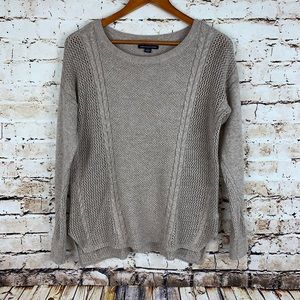 American Eagle Outfitters Taupe Pullover Sweater